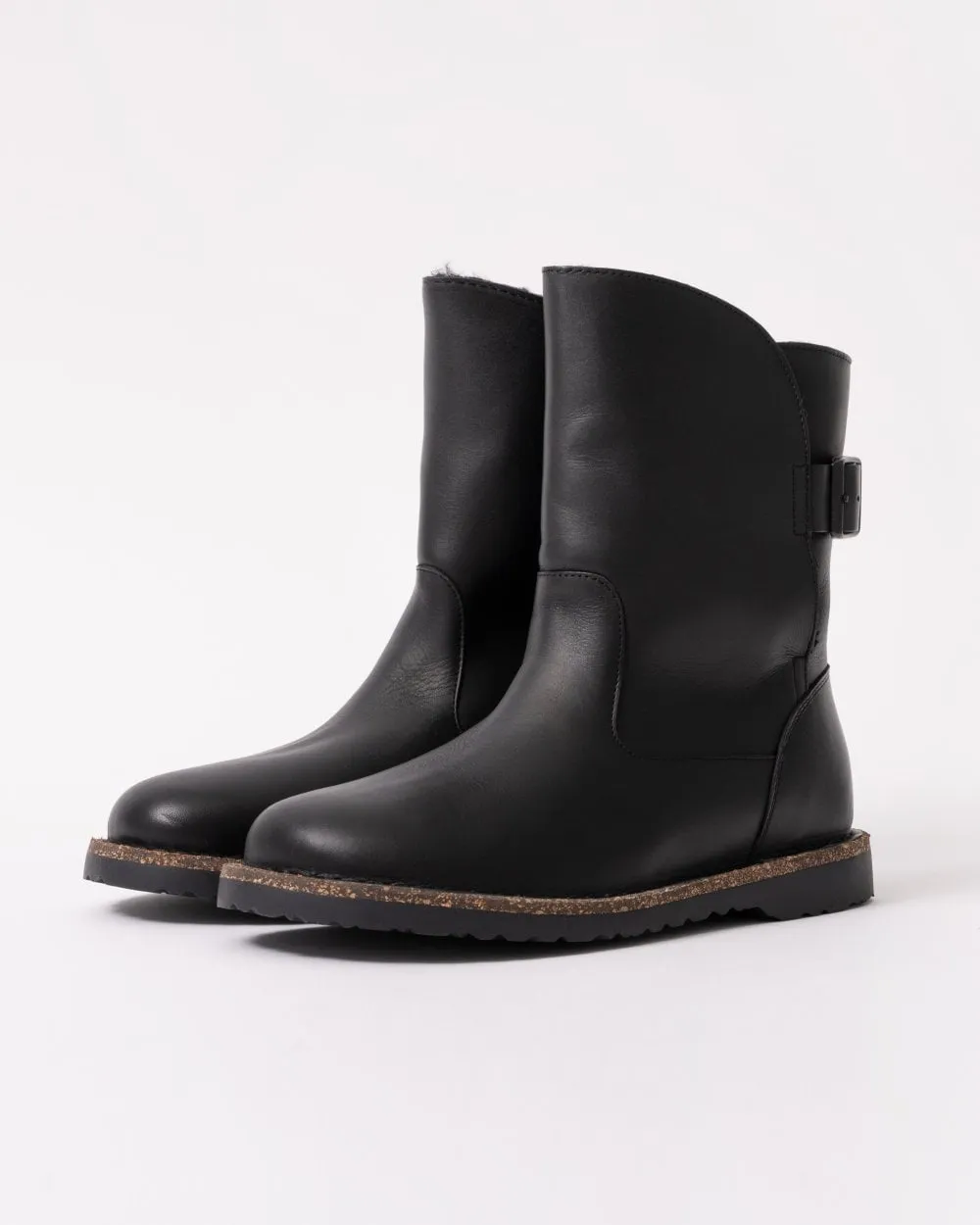 Birkenstock Uppsala Shearling Natural Leather Womens Boots