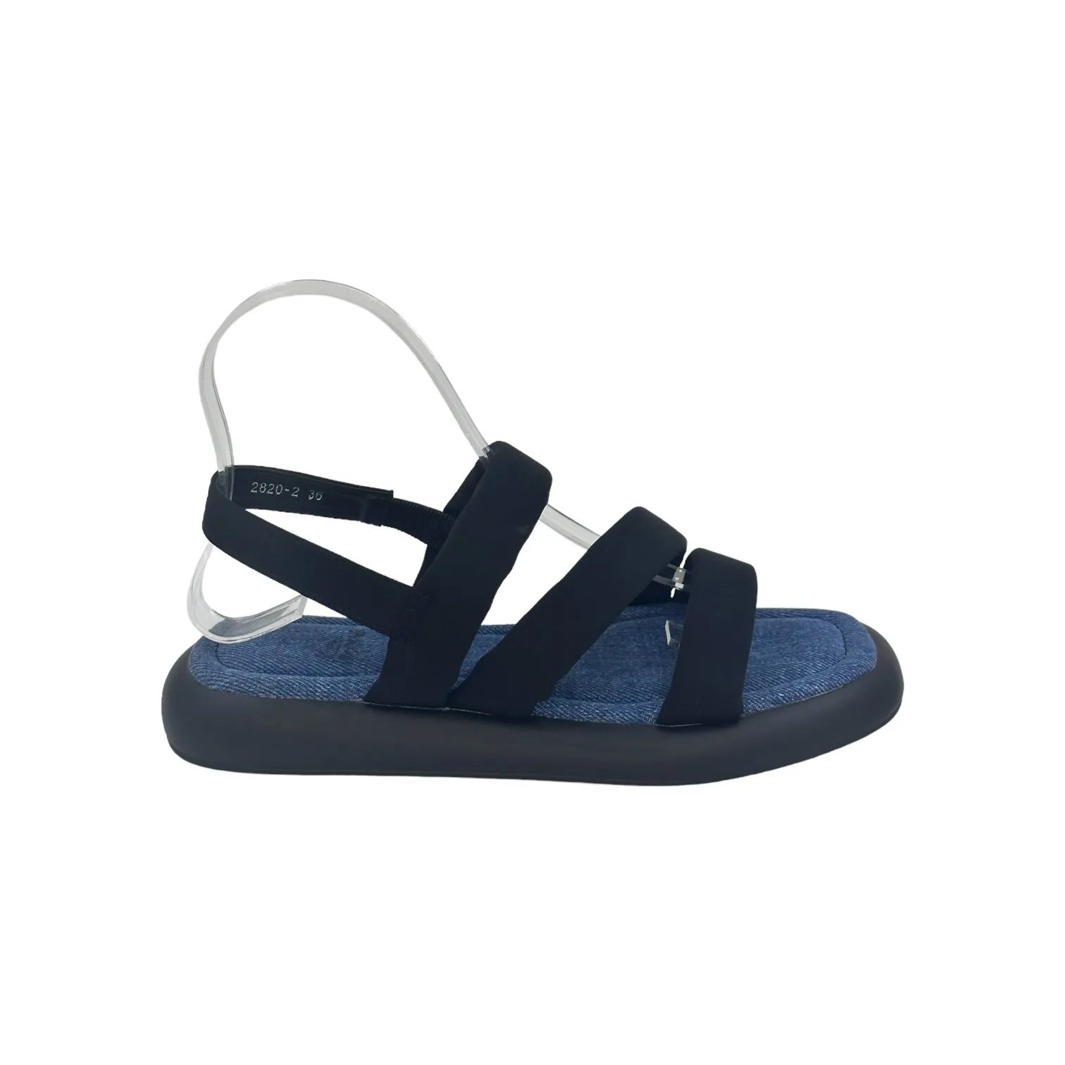 Black Beachy Bliss Sandals