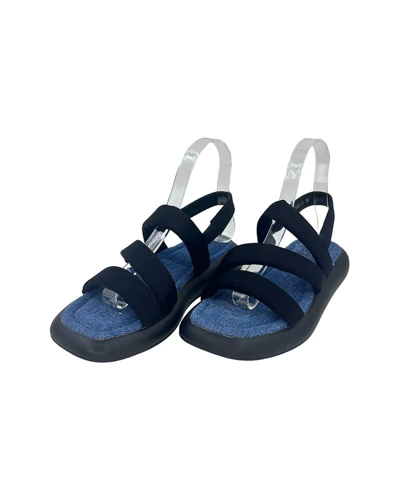 Black Beachy Bliss Sandals