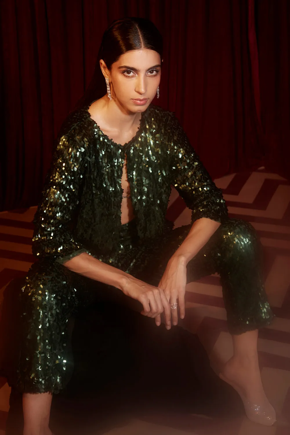 Blink Wink Sequin Jacket Co-Ord Set