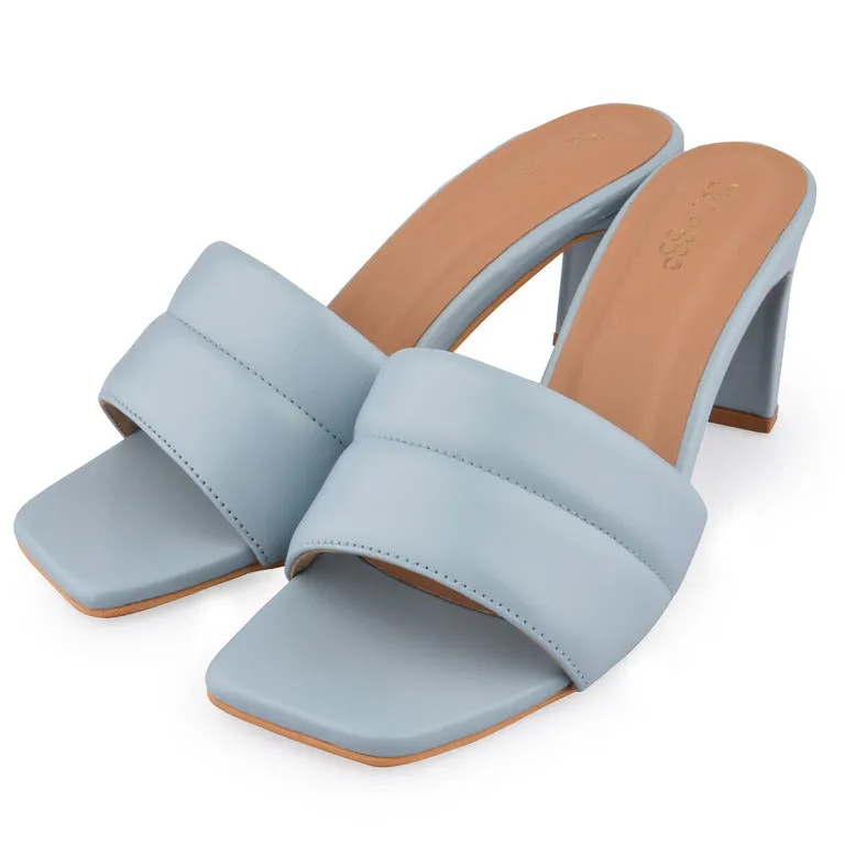 Blue Strap Heels
