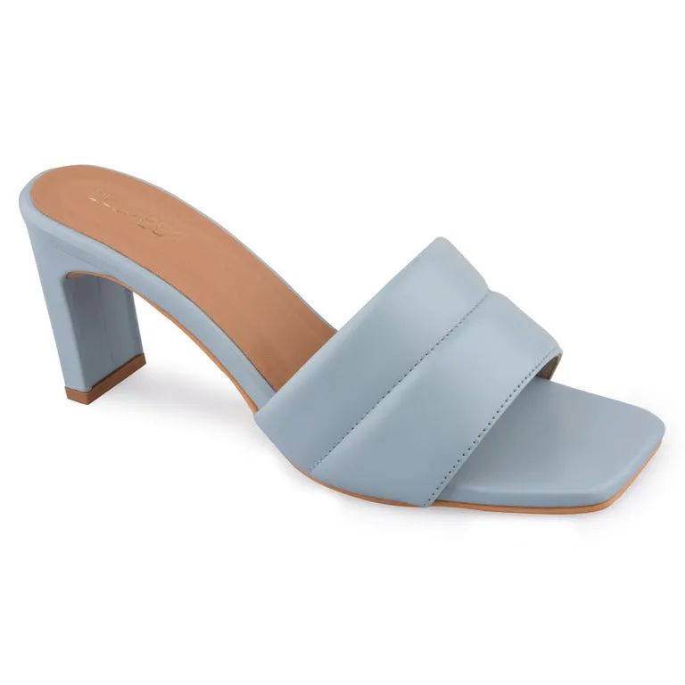 Blue Strap Heels