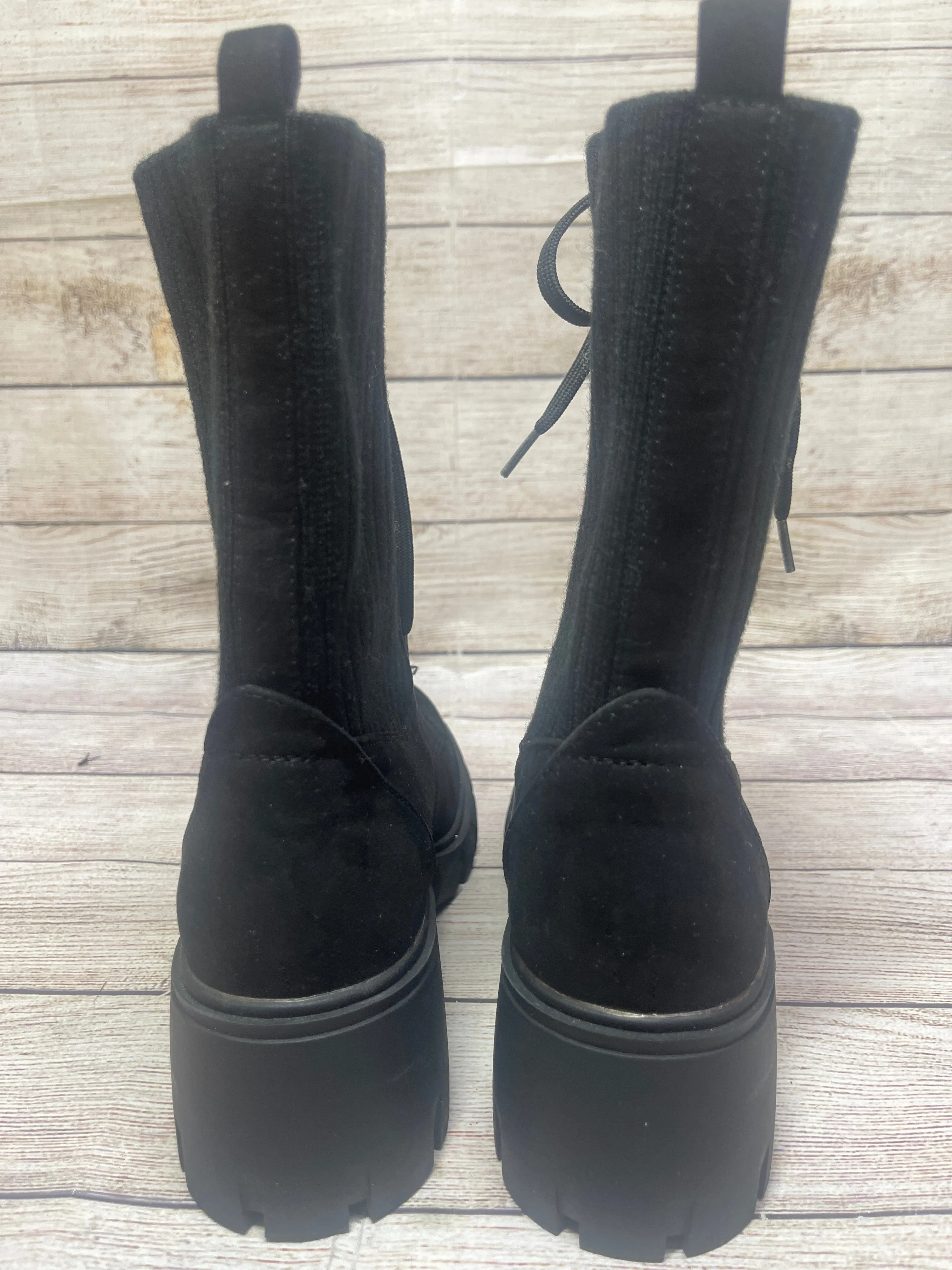 Boots Combat By Esprit In Black, Size: 8.5