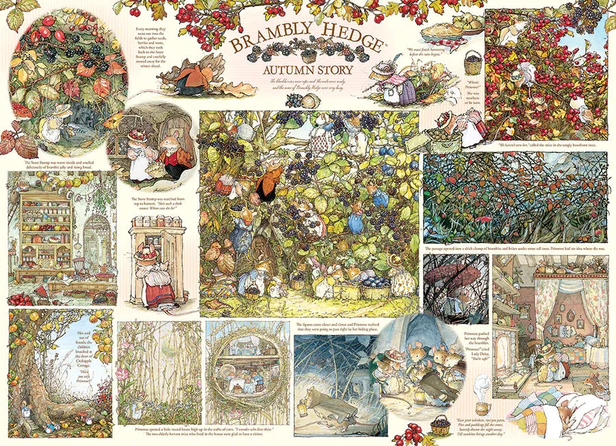 Brambly Hedge Autumn Story 1000PC Compact Puzzle