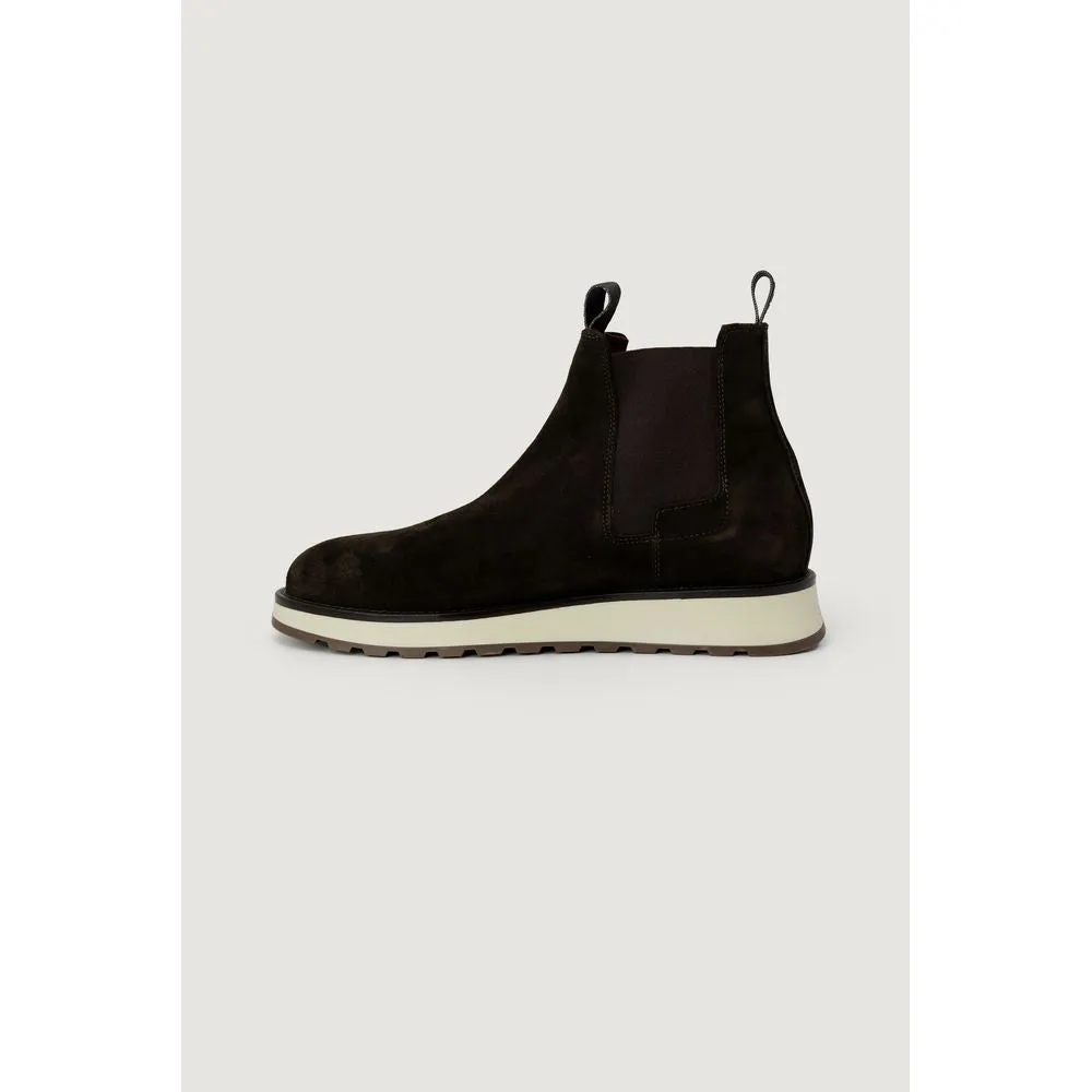 Brown Suede Leather Boot