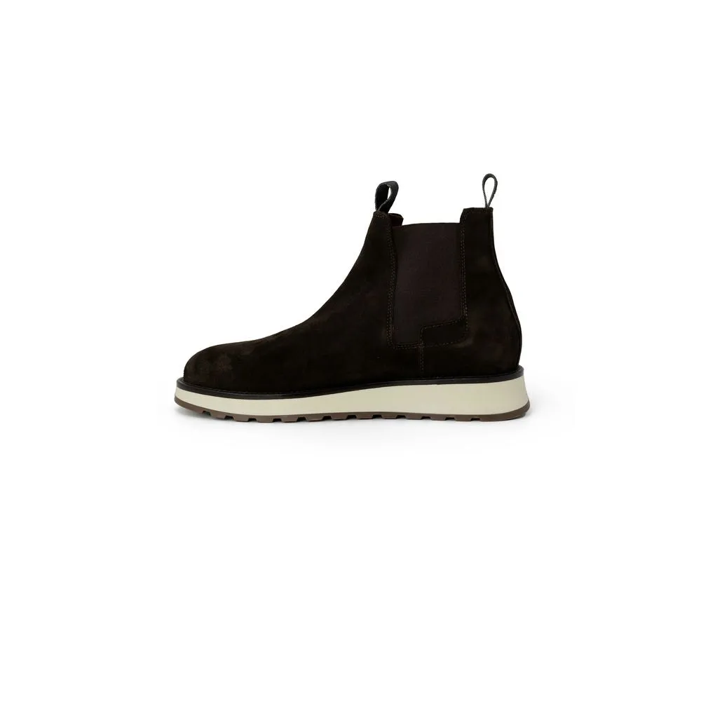Brown Suede Leather Boot