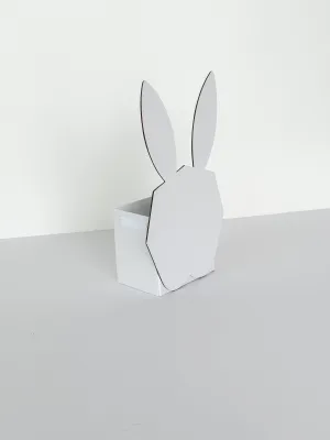 Bunny-Shaped Flower Basket – Perfect for Easter and Spring Decorations