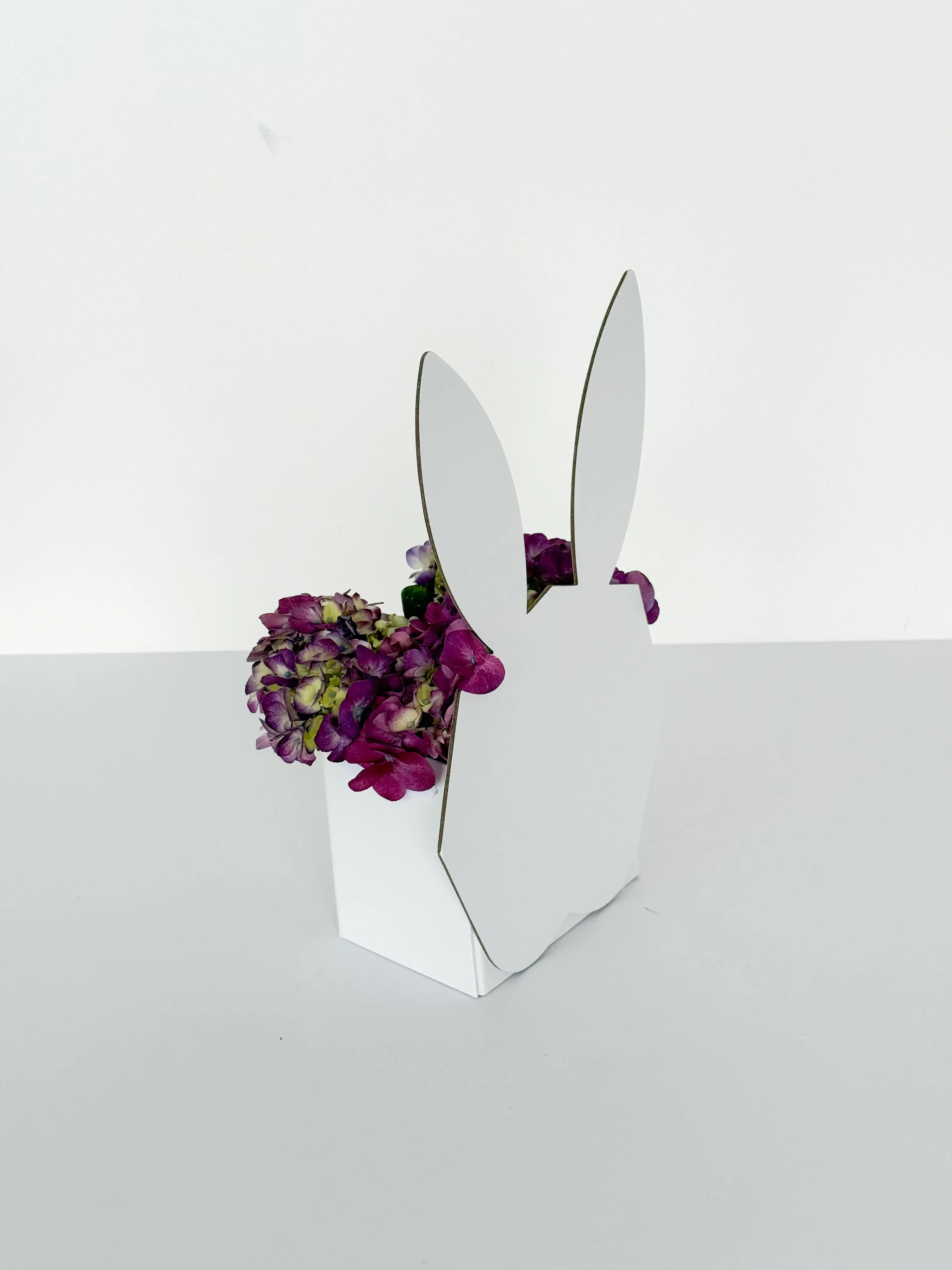 Bunny-Shaped Flower Basket – Perfect for Easter and Spring Decorations