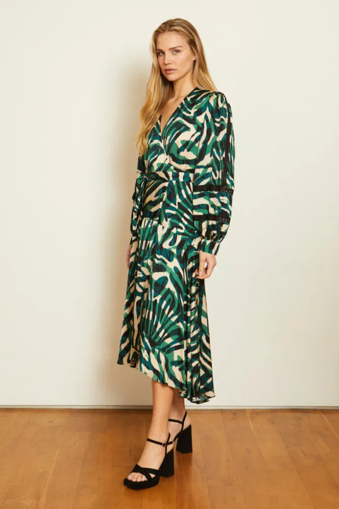 Caballero Cher Rhythmic Zebra Maxi Dress