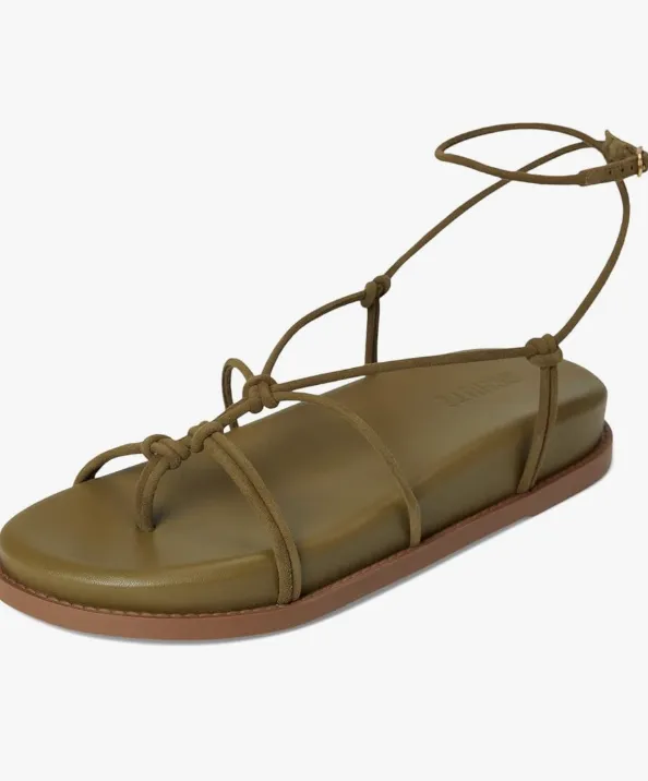 Calabria Sporty Sandal in Matcha