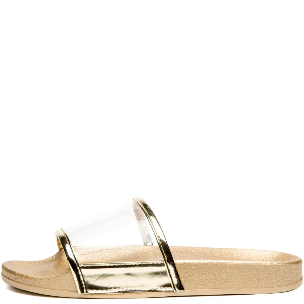 Cape Robbin Moira-11 Gold Slides Gold