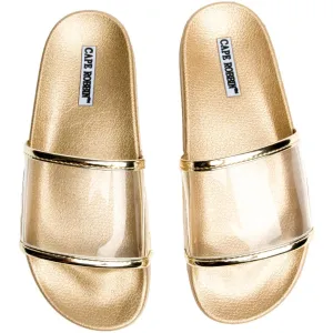 Cape Robbin Moira-11 Gold Slides Gold