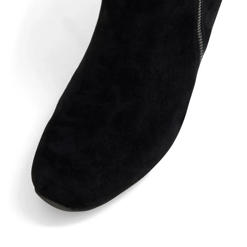 CATHAL XW - BLACK-TAN LEOPARD SUEDE