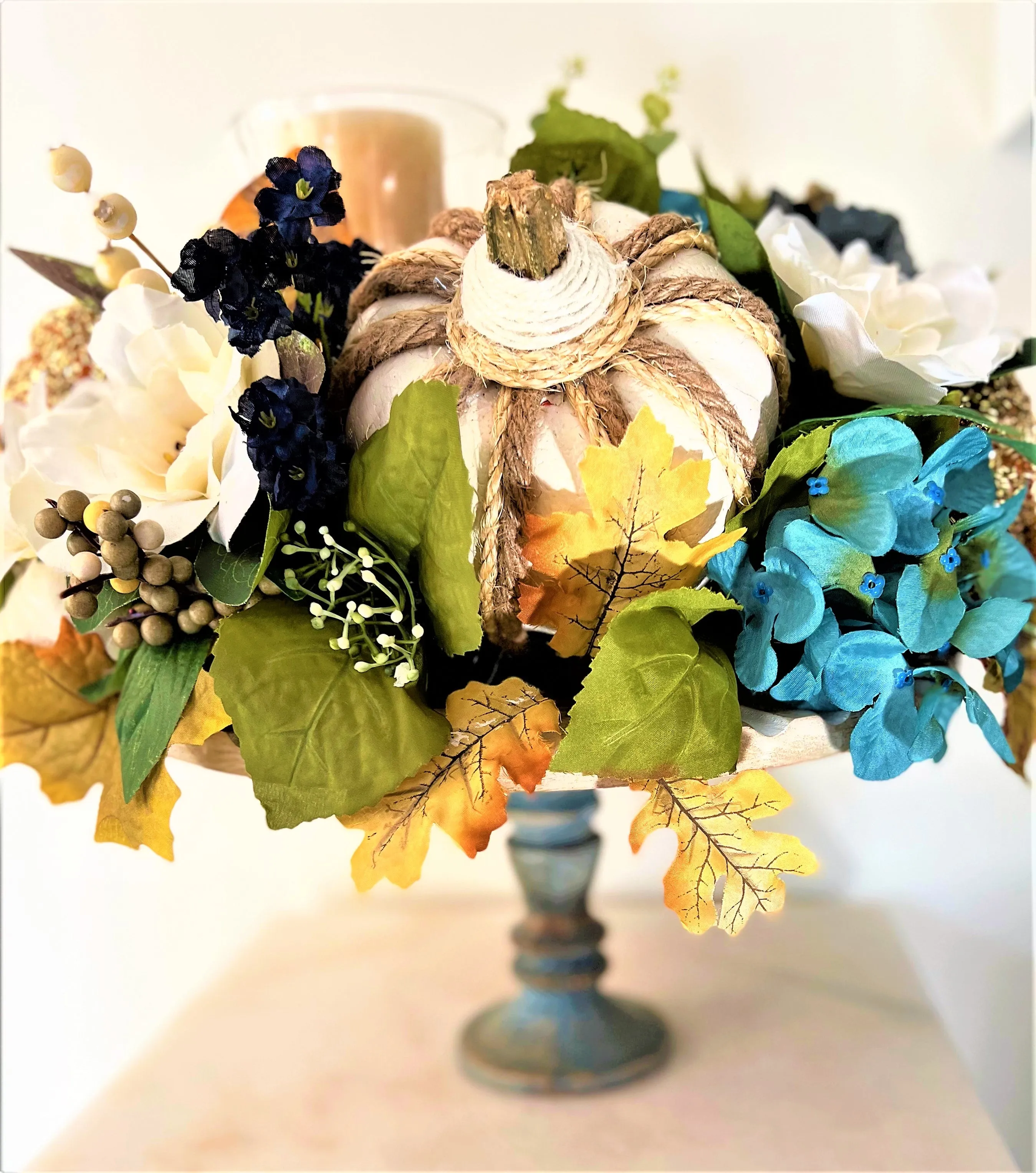 Centerpiece- Give Thanks Pumpkin Centerpiece 20" Diameter 16" H