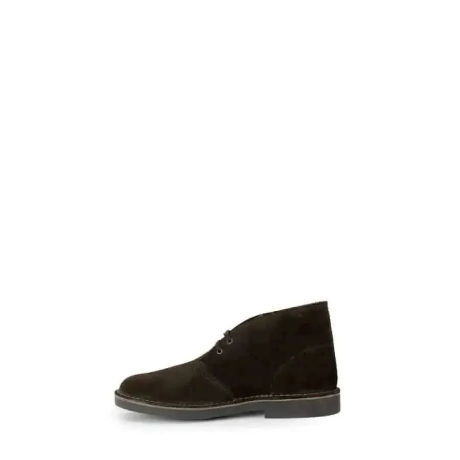 Clarks Men's Brown Leather Ankle Boots