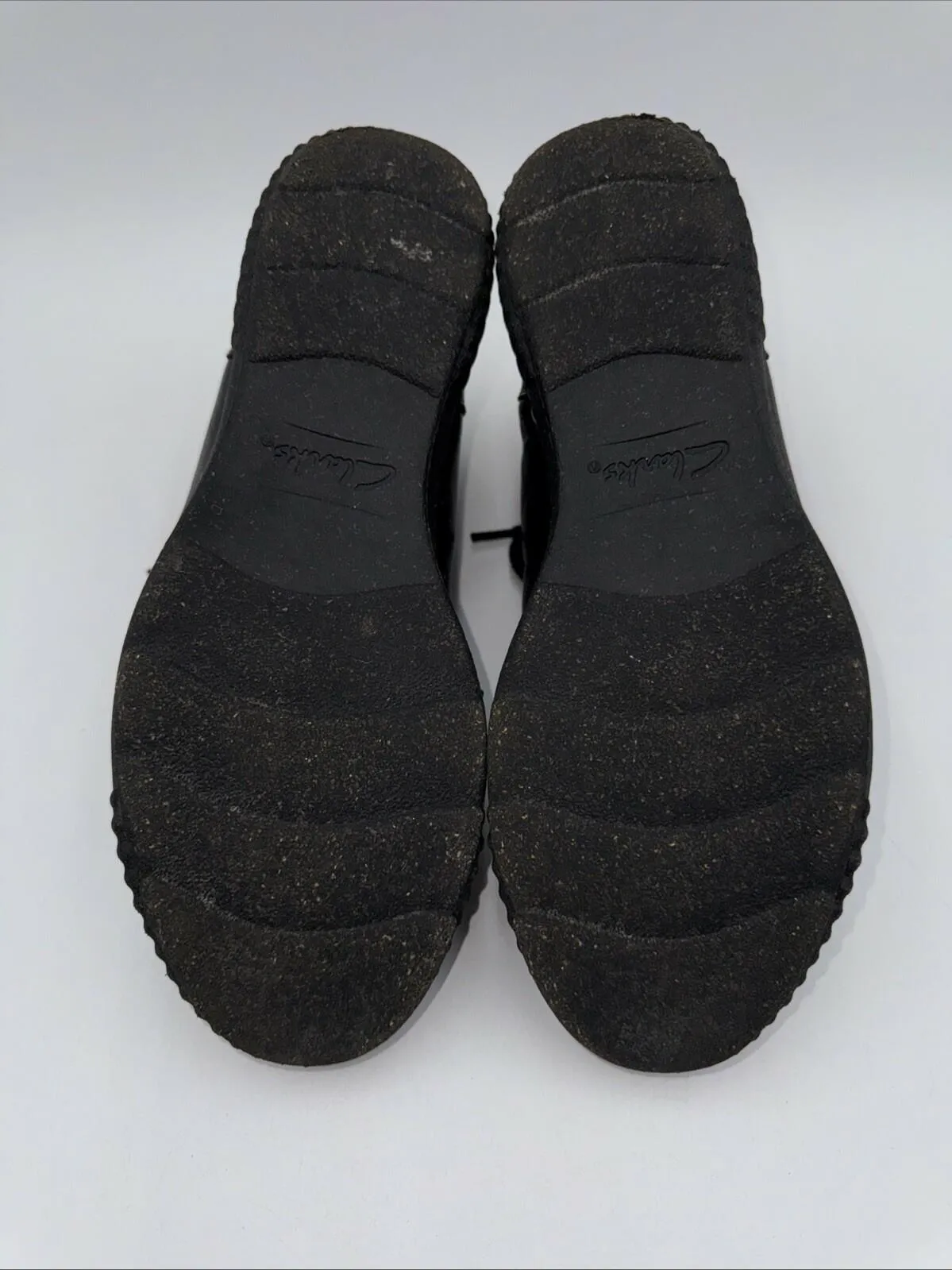Clarks Women’s Caroline Park Boot Black Leather Size 10 M - Very Good