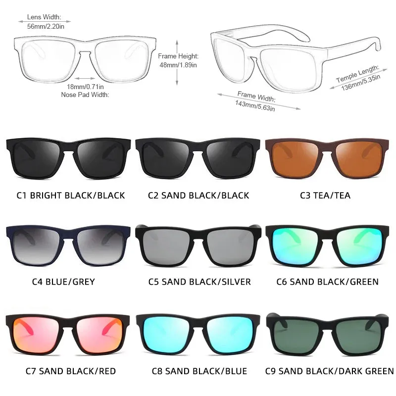 Classic Square Polarized Sunglasses