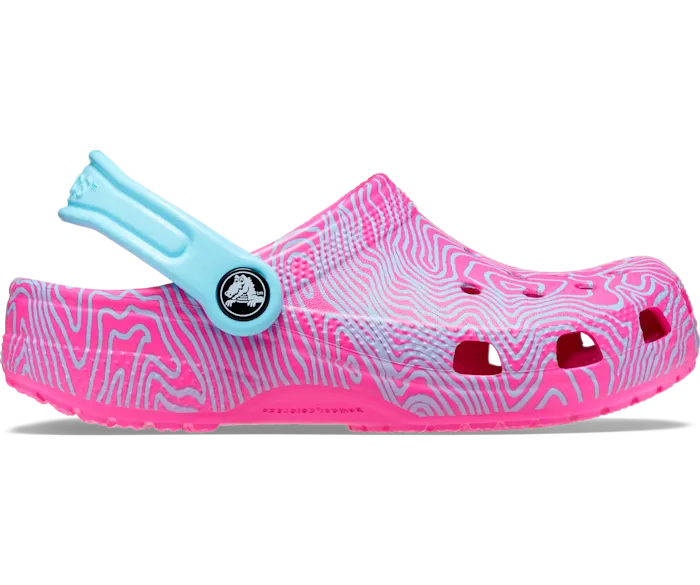 Classic Topographic Clog Kids
