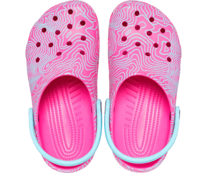 Classic Topographic Clog Kids