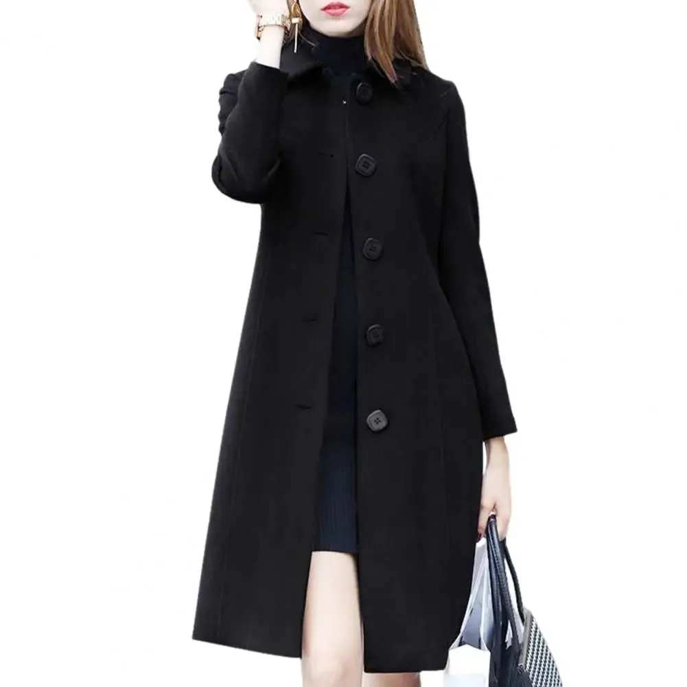 Classic Wool Coat | A-Line Fit | Elegant & Warm