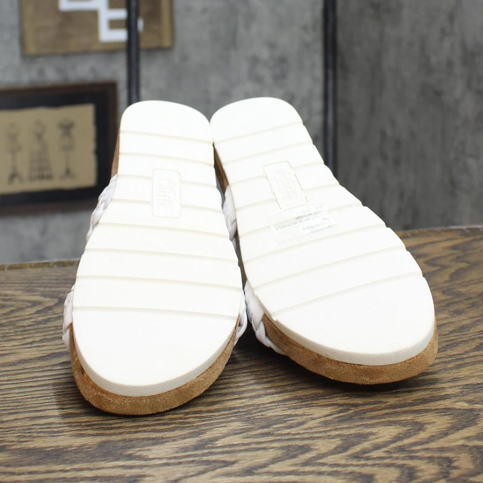 Cliffs By White Mountain Women's Truly Slide Sandals Shoes TRULY C32926 White 8M