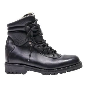 Combat Boots Black Leather Mens UK 9