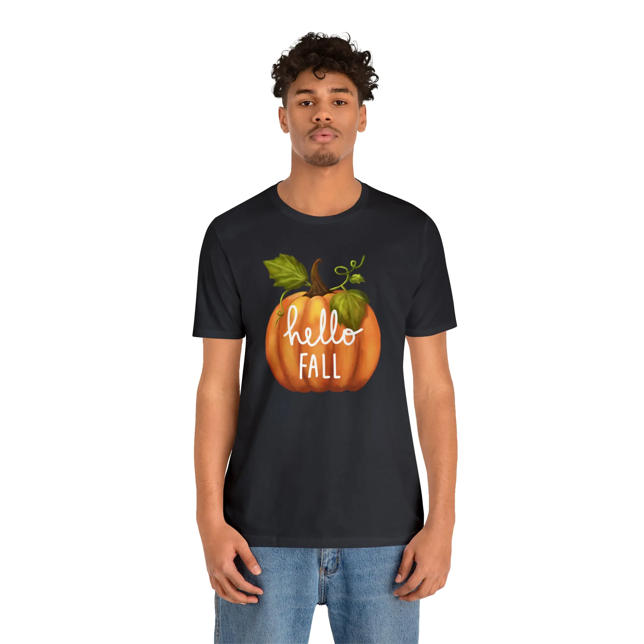 Copy of Hello Fall Shirt, Autumn Pumpkin Shirt , Pumpkin Spice Tee, Funny Pumpkin T-Shirt, Womens Fall Season Shirt