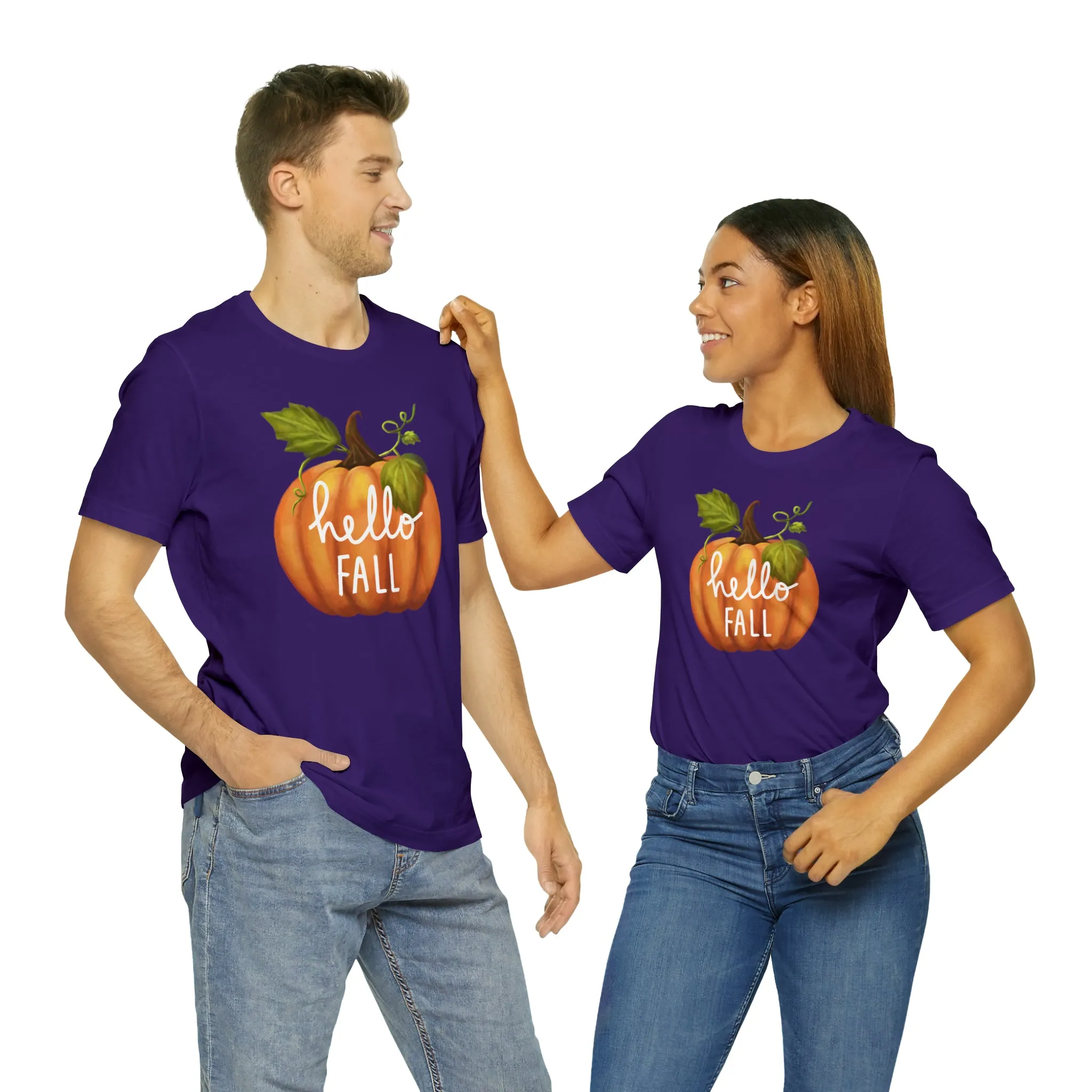Copy of Hello Fall Shirt, Autumn Pumpkin Shirt , Pumpkin Spice Tee, Funny Pumpkin T-Shirt, Womens Fall Season Shirt