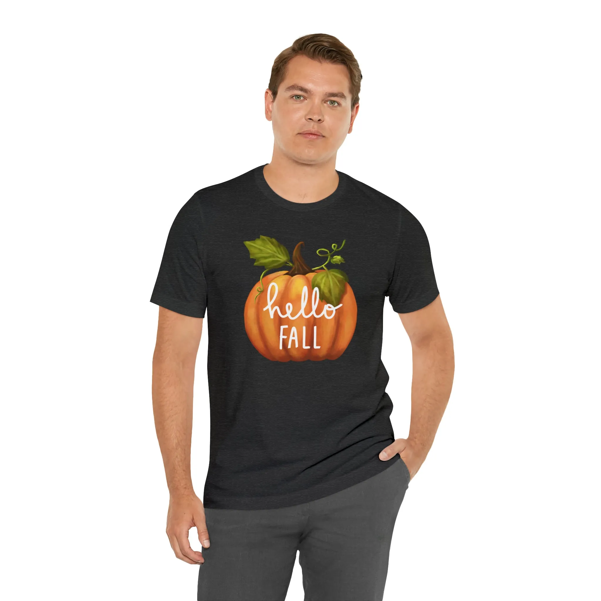 Copy of Hello Fall Shirt, Autumn Pumpkin Shirt , Pumpkin Spice Tee, Funny Pumpkin T-Shirt, Womens Fall Season Shirt
