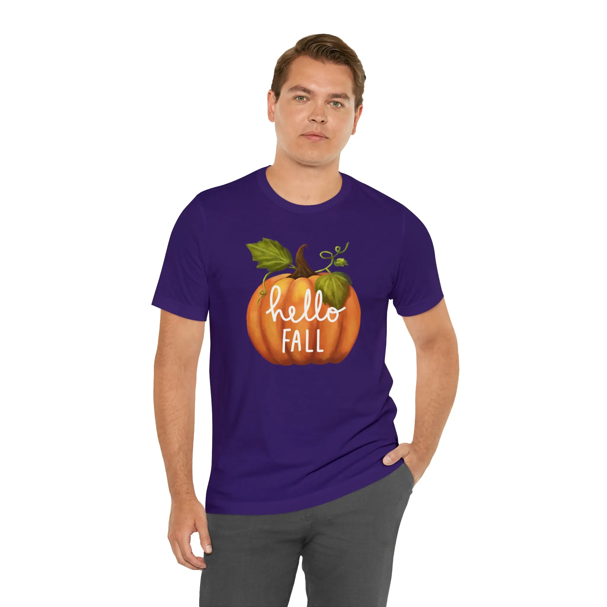 Copy of Hello Fall Shirt, Autumn Pumpkin Shirt , Pumpkin Spice Tee, Funny Pumpkin T-Shirt, Womens Fall Season Shirt