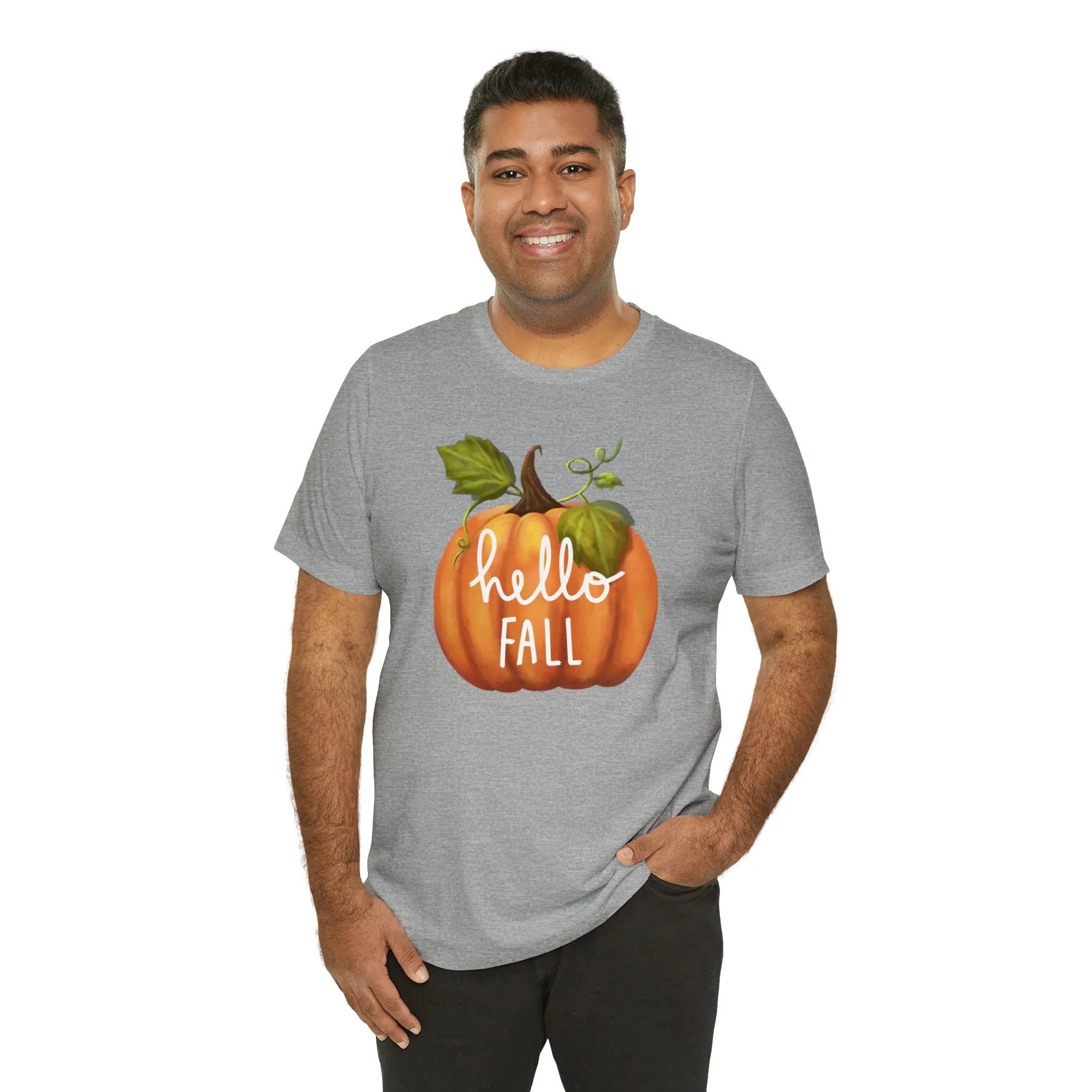 Copy of Hello Fall Shirt, Autumn Pumpkin Shirt , Pumpkin Spice Tee, Funny Pumpkin T-Shirt, Womens Fall Season Shirt
