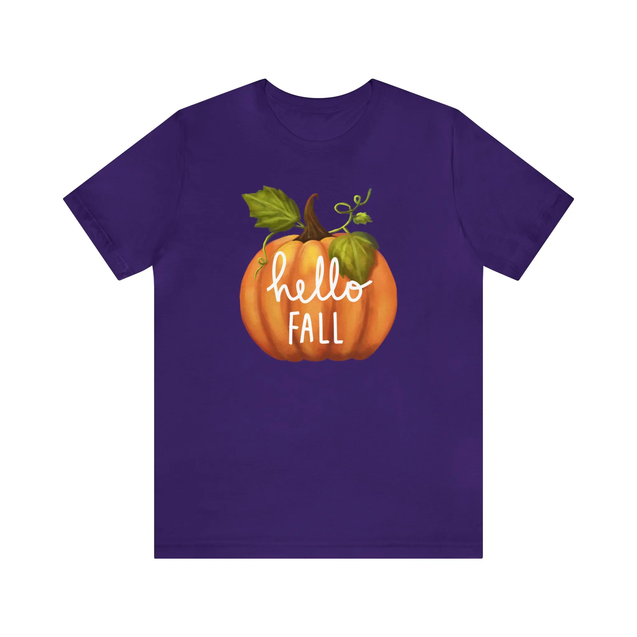 Copy of Hello Fall Shirt, Autumn Pumpkin Shirt , Pumpkin Spice Tee, Funny Pumpkin T-Shirt, Womens Fall Season Shirt