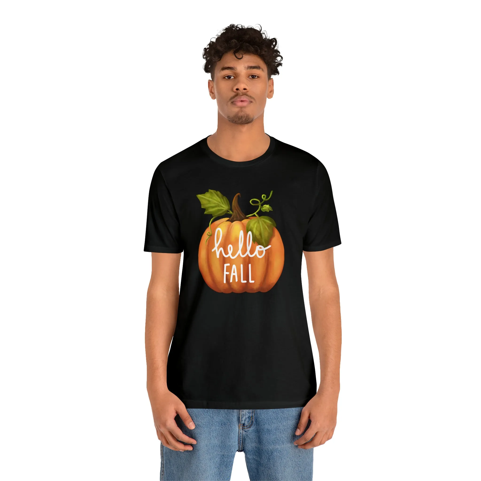Copy of Hello Fall Shirt, Autumn Pumpkin Shirt , Pumpkin Spice Tee, Funny Pumpkin T-Shirt, Womens Fall Season Shirt