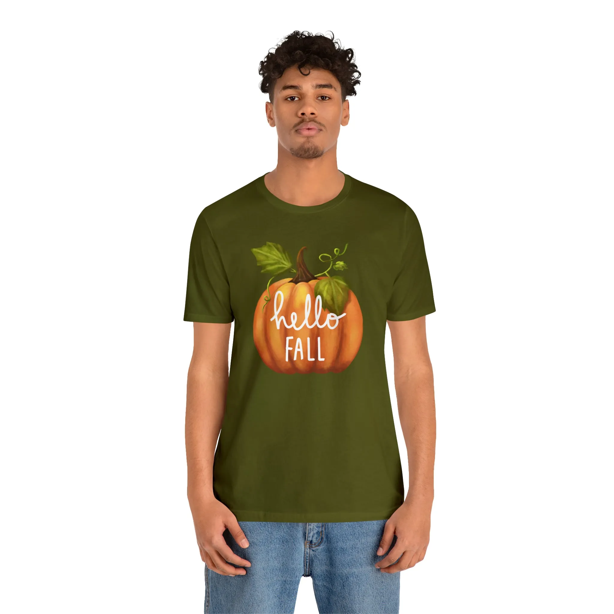 Copy of Hello Fall Shirt, Autumn Pumpkin Shirt , Pumpkin Spice Tee, Funny Pumpkin T-Shirt, Womens Fall Season Shirt