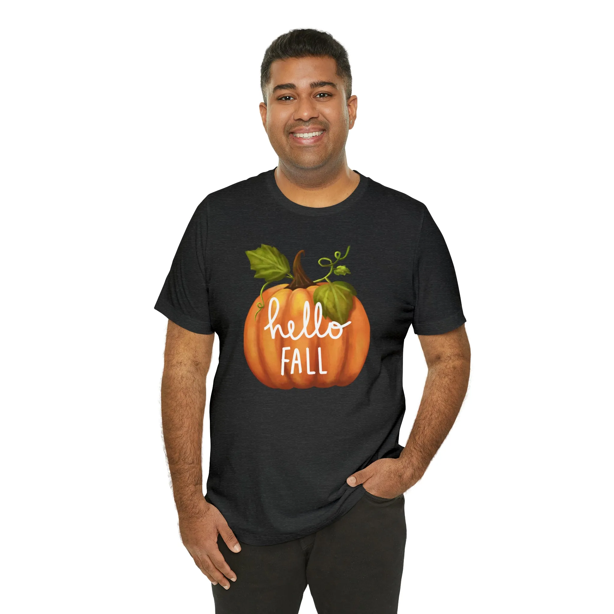 Copy of Hello Fall Shirt, Autumn Pumpkin Shirt , Pumpkin Spice Tee, Funny Pumpkin T-Shirt, Womens Fall Season Shirt