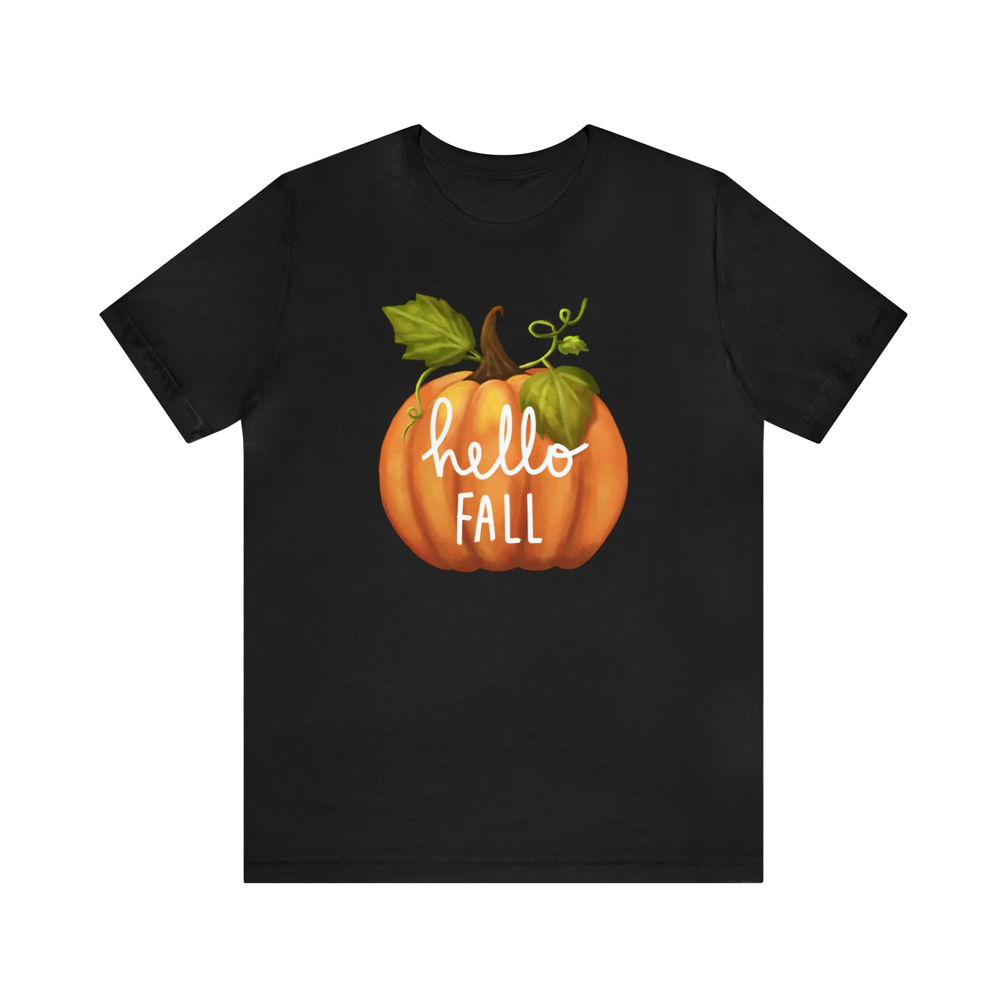 Copy of Hello Fall Shirt, Autumn Pumpkin Shirt , Pumpkin Spice Tee, Funny Pumpkin T-Shirt, Womens Fall Season Shirt