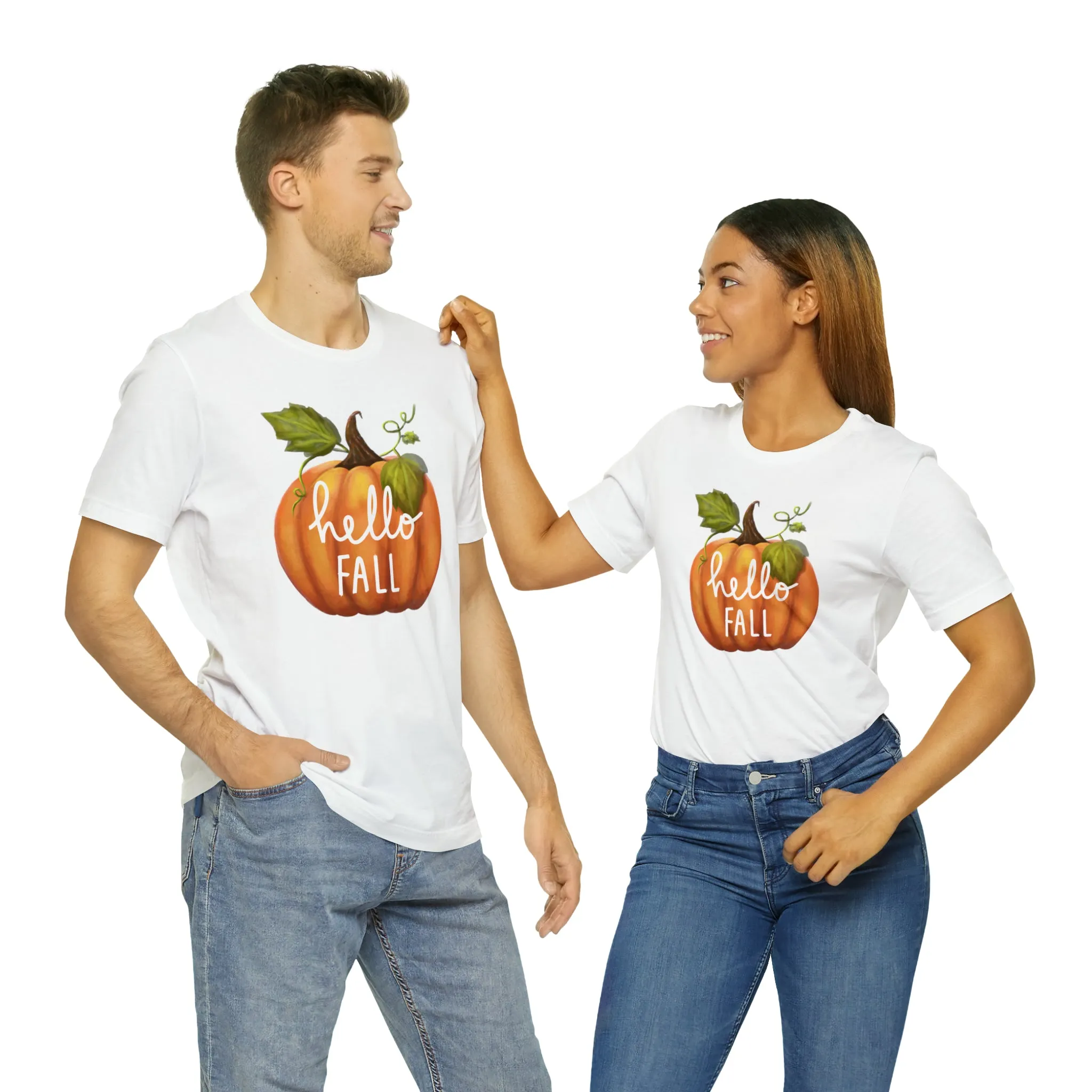 Copy of Hello Fall Shirt, Autumn Pumpkin Shirt , Pumpkin Spice Tee, Funny Pumpkin T-Shirt, Womens Fall Season Shirt