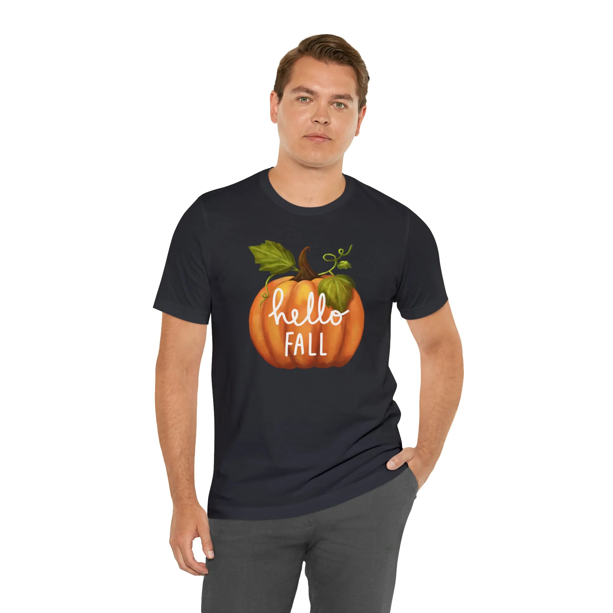 Copy of Hello Fall Shirt, Autumn Pumpkin Shirt , Pumpkin Spice Tee, Funny Pumpkin T-Shirt, Womens Fall Season Shirt