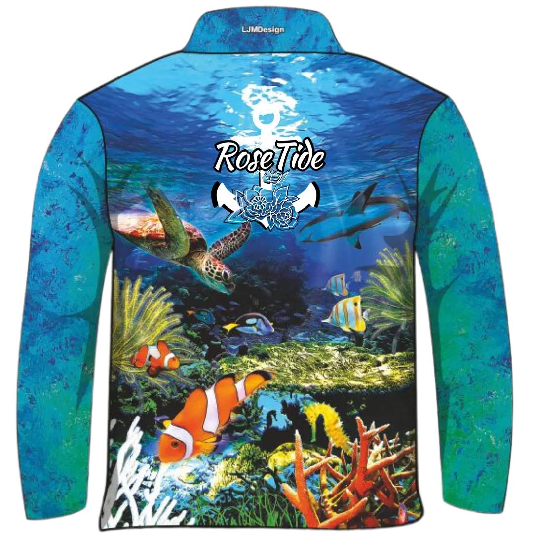 Coral Reef Life Fishing Shirt