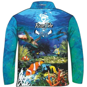 Coral Reef Life Fishing Shirt