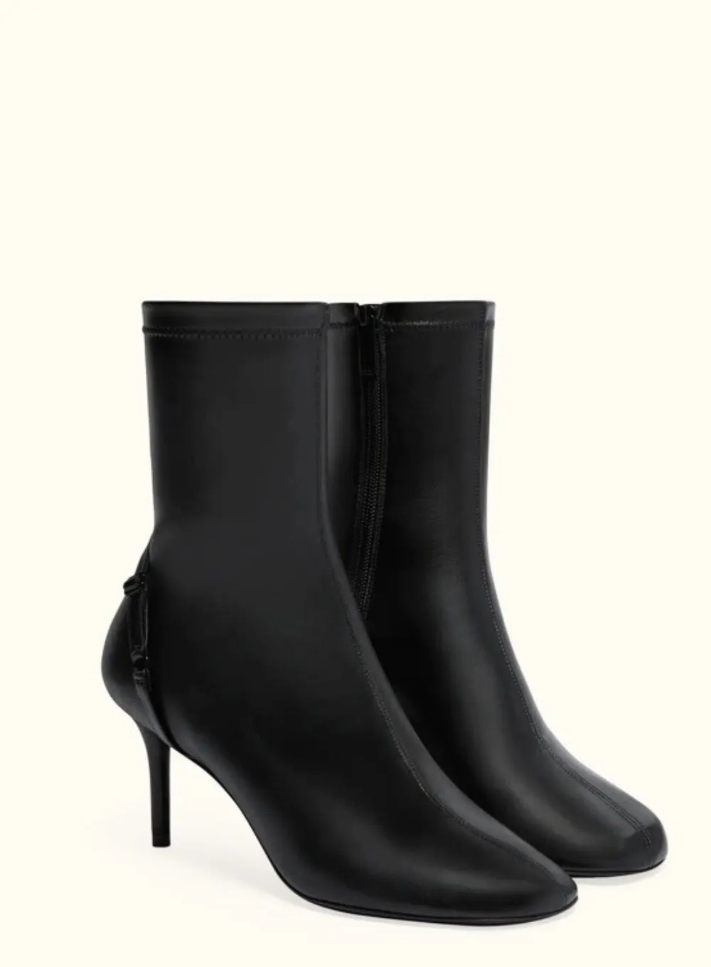 COURRÈGES | Oblique Strap Ankle Boots