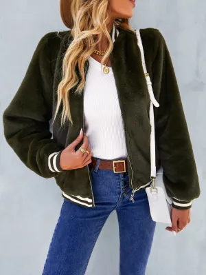 Coziest Yet Soft Fleece Jacket - Olive