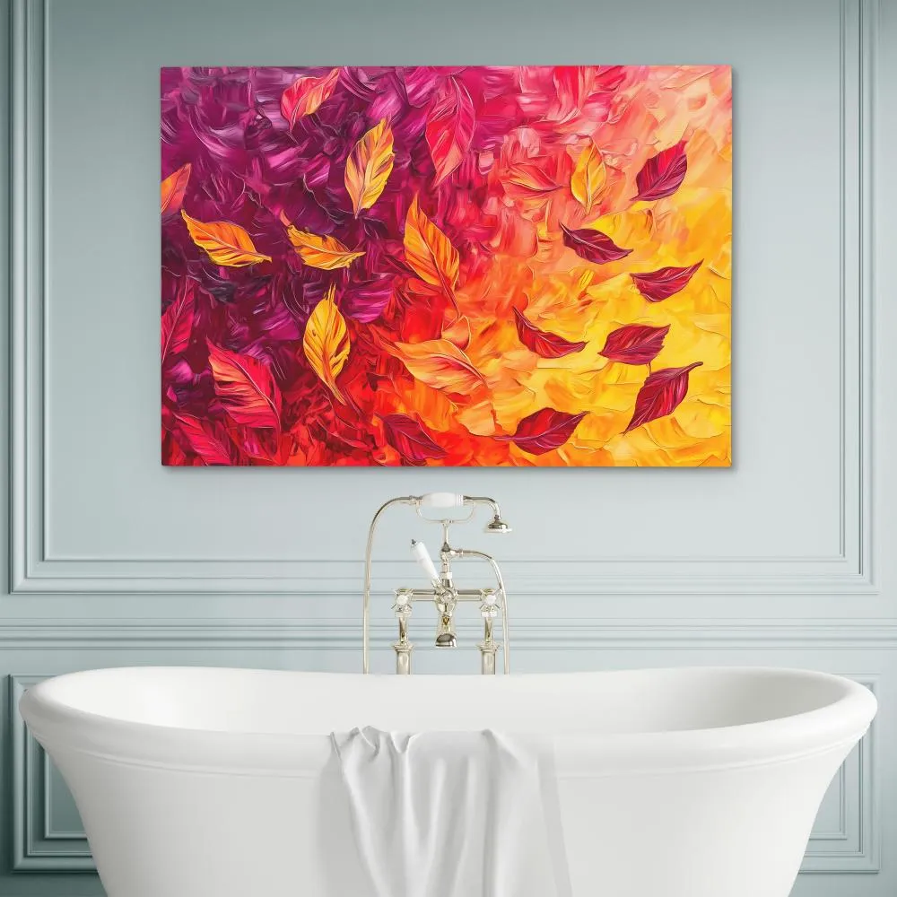 Crimson & Gold Leaves