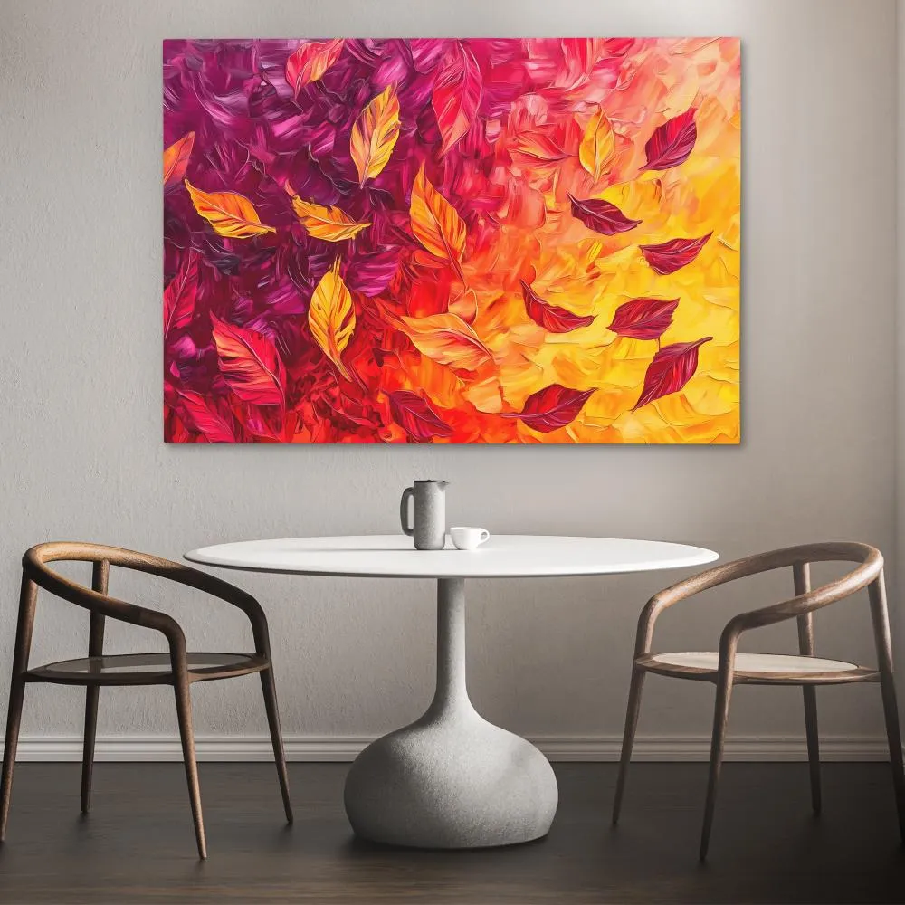 Crimson & Gold Leaves