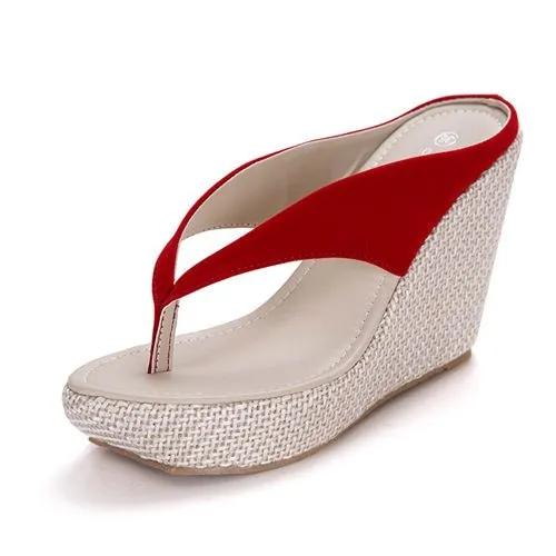 Crystal Queen Platform Wedges / High heel Sandals