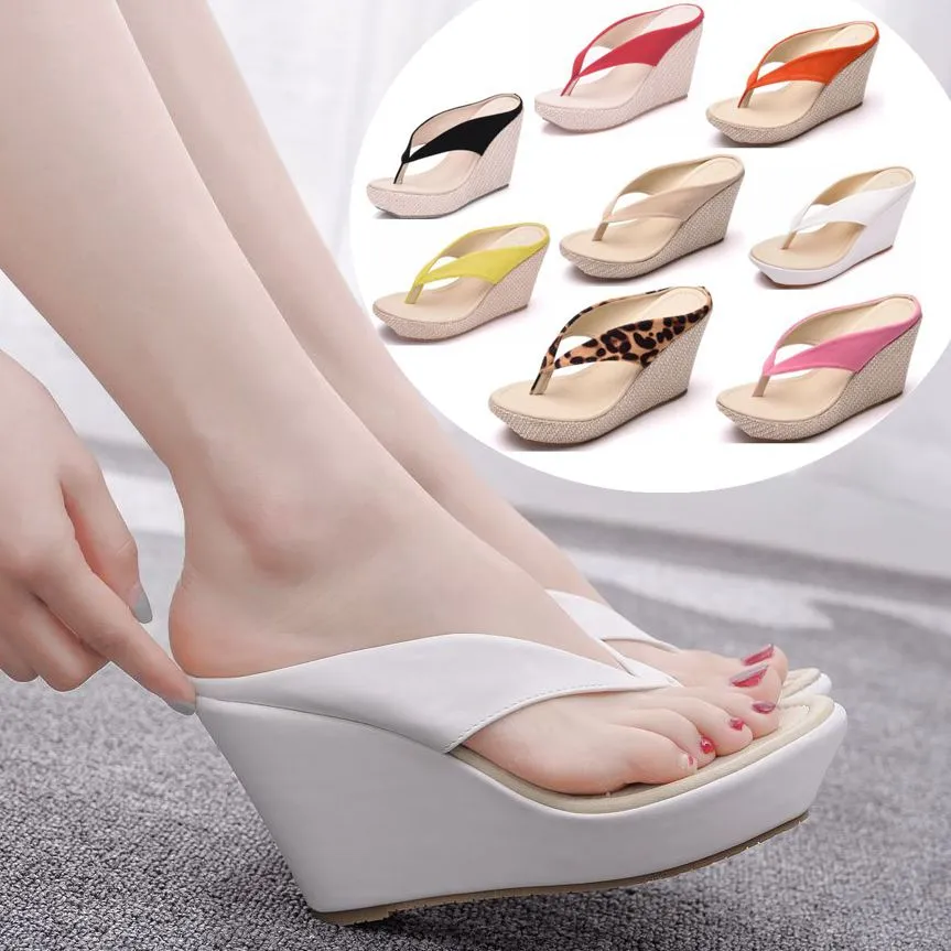 Crystal Queen Platform Wedges / High heel Sandals