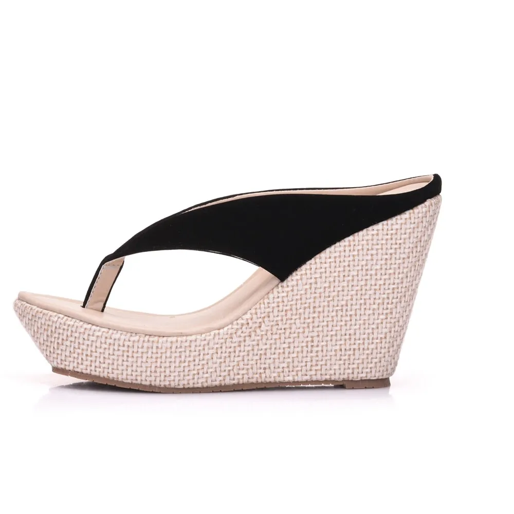 Crystal Queen Platform Wedges / High heel Sandals