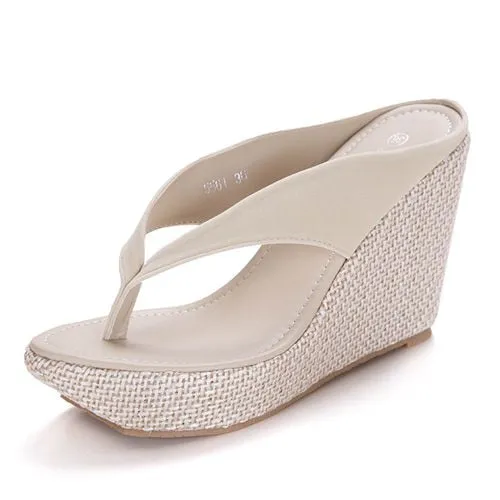 Crystal Queen Platform Wedges / High heel Sandals