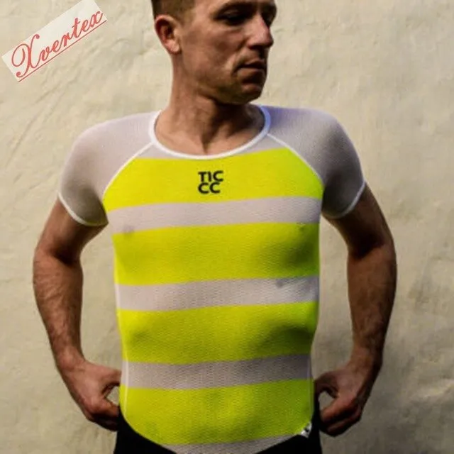 Cycling base layer 2020 Mesh Breathable Bicycle Short Sleeve clothing riding tops wear Outdoor Sport fishing cycling underwear