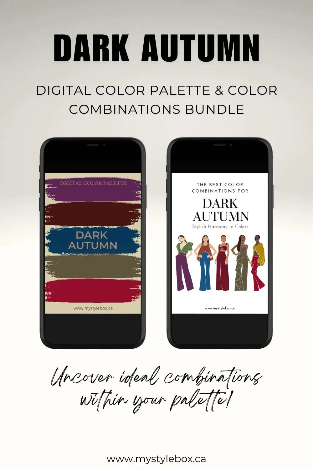 Dark (Deep) Autumn Season Color Palette